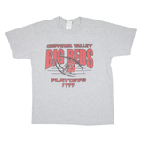 GILDAN Big Reds Playoffs 1999 Mens T-Shirt Grey USA L