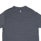 KANGOL Mens T-Shirt Grey Button Neck 2XL