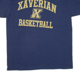 GILDAN Xaverian Basketball Mens T-Shirt Blue USA L