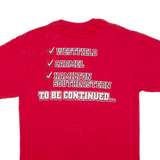 JERZEES 20 Fishers 10 Tigers Mens T-Shirt Red USA M
