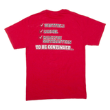 JERZEES 20 Fishers 10 Tigers Mens T-Shirt Red USA M