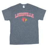 GILDAN Louisville Mens T-Shirt Grey USA M