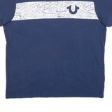 TRUE RELIGION Womens T-Shirt Blue XL