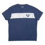 TRUE RELIGION Womens T-Shirt Blue XL