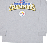Super Bowl Xl Champions Mens T-Shirt Grey Long Sleeve USA M