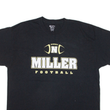 GILDAN Miller Football Mens T-Shirt Black USA XL