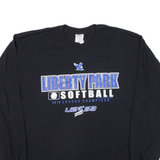 GILDAN Softball 2010 League Champions Mens T-Shirt Black USA L