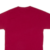 JERZEES Dover Cheerleader Mens T-Shirt Red USA M