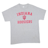 GILDAN Indiana Hoosiers Mens T-Shirt Grey USA L