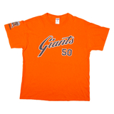 JERZEES Giants Mens T-Shirt Orange USA XL