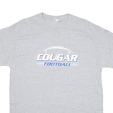GILDAN Cougar Football Mens T-Shirt Grey USA L