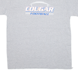 GILDAN Cougar Football Mens T-Shirt Grey USA L