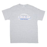 GILDAN Cougar Football Mens T-Shirt Grey USA L
