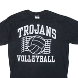 JERZEES Trojans Volleyball Mens T-Shirt Black USA M
