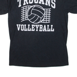 JERZEES Trojans Volleyball Mens T-Shirt Black USA M