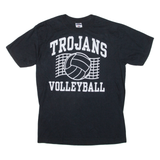JERZEES Trojans Volleyball Mens T-Shirt Black USA M