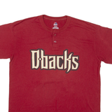 MAJESTIC D.backs Mens T-Shirt Red USA XL
