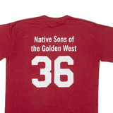 MAJESTIC D.backs Mens T-Shirt Red USA XL