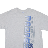 MAJESTIC San Diego Mens T-Shirt Grey USA L