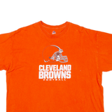 MAJESTIC Cleveland Browns Football Womens T-Shirt Orange USA XL