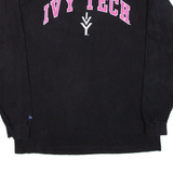 JANSPORT Ivy Tech Womens T-Shirt Black Long Sleeve USA M