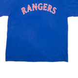 MAJESTIC Rangers Mens T-Shirt Blue USA L