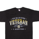 BAYSIDE U.s. Martians Veteran I Served Mens T-Shirt Black USA L