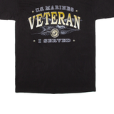 BAYSIDE U.s. Martians Veteran I Served Mens T-Shirt Black USA L