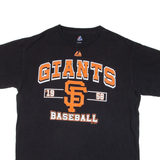 MAJESTIC Giants Baseball Mens T-Shirt Black USA L