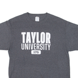 PORT & COMPANY Taylor University Womens T-Shirt Grey USA L