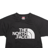 THE NORTH FACE Cropped Womens T-Shirt Black Crew Neck XS