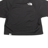 THE NORTH FACE Cropped Womens T-Shirt Black Crew Neck XS