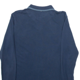 PRETTY GREEN Mens Polo Shirt Blue Long Sleeve XS