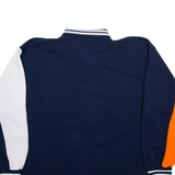 SOUTHPOLE Mens Polo Shirt Orange Striped Long Sleeve 2XL