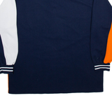 SOUTHPOLE Mens Polo Shirt Orange Striped Long Sleeve 2XL