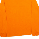 NAUTICA Mens Polo Shirt Orange Long Sleeve L