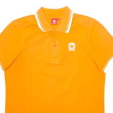 CONVERSE Mens Polo Shirt Orange M