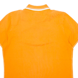 CONVERSE Mens Polo Shirt Orange M