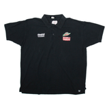 CHASE AUTHENTICS Mens Polo Shirt Black 3XL