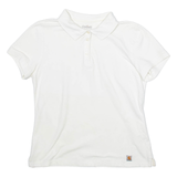 CARHARTT Womens Polo Shirt White M