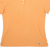 CARHARTT Mens Polo Shirt Orange M
