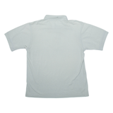 ADIDAS Mens Polo Shirt Grey M