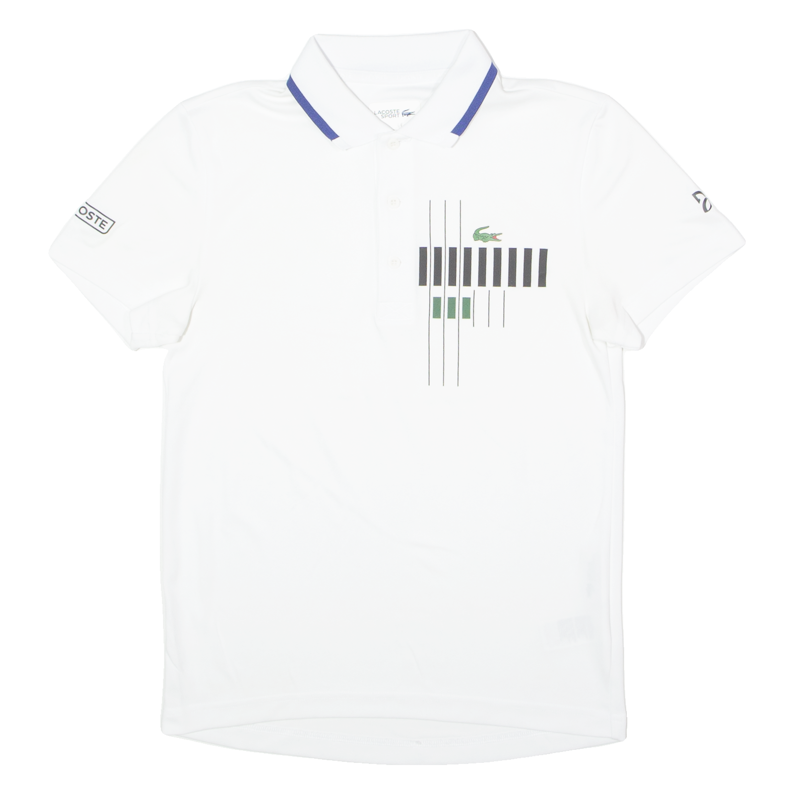 LACOSTE x Novak Djokovic Mens Polo Shirt White XS