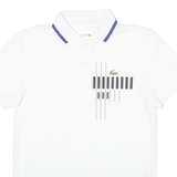 LACOSTE x Novak Djokovic Mens Polo Shirt White XS