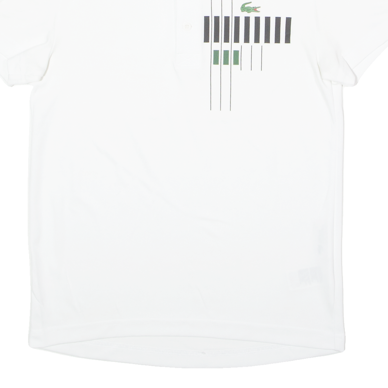 LACOSTE x Novak Djokovic Mens Polo Shirt White XS