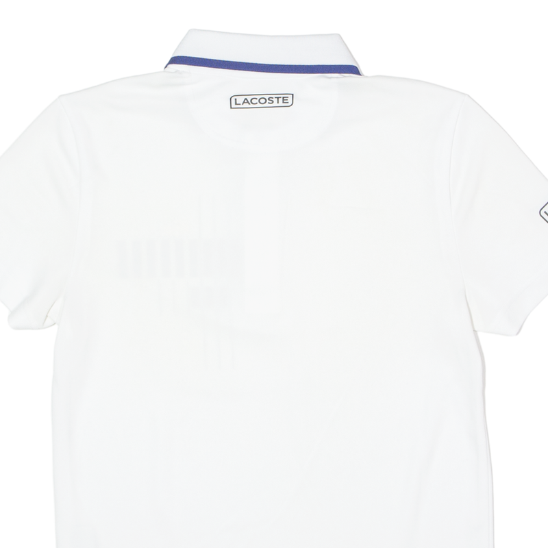 LACOSTE x Novak Djokovic Mens Polo Shirt White XS