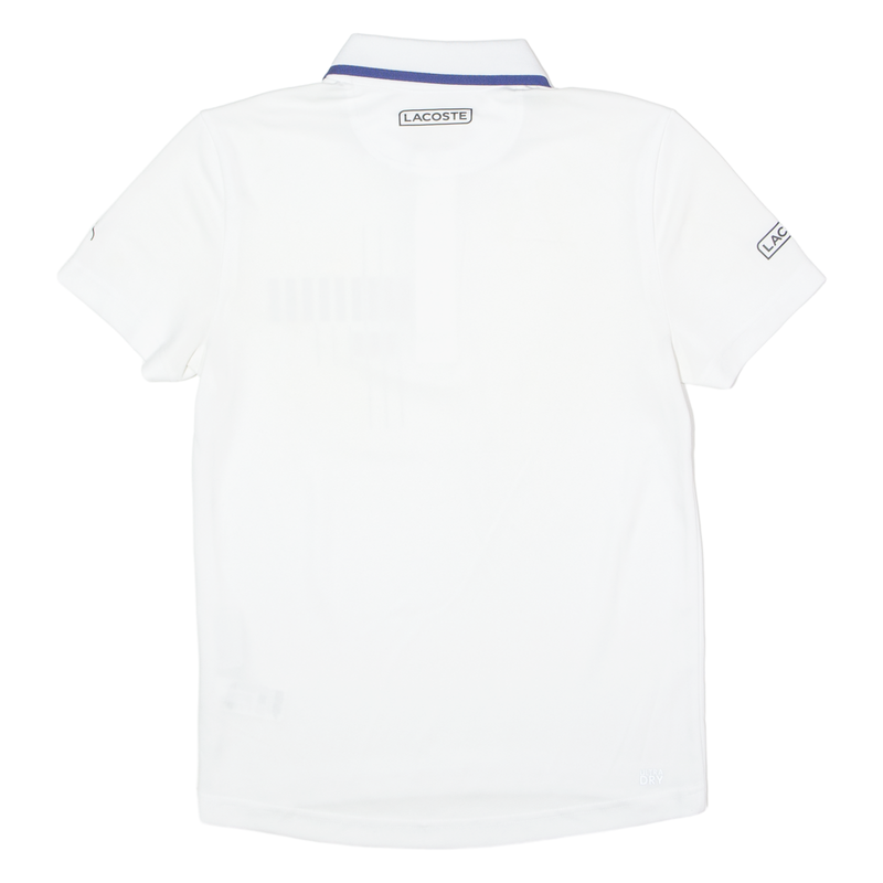 LACOSTE x Novak Djokovic Mens Polo Shirt White XS