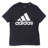 ADIDAS Mens T-Shirt Black M
