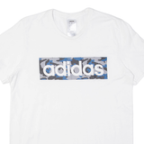 ADIDAS Mens T-Shirt White S