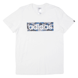 ADIDAS Mens T-Shirt White S